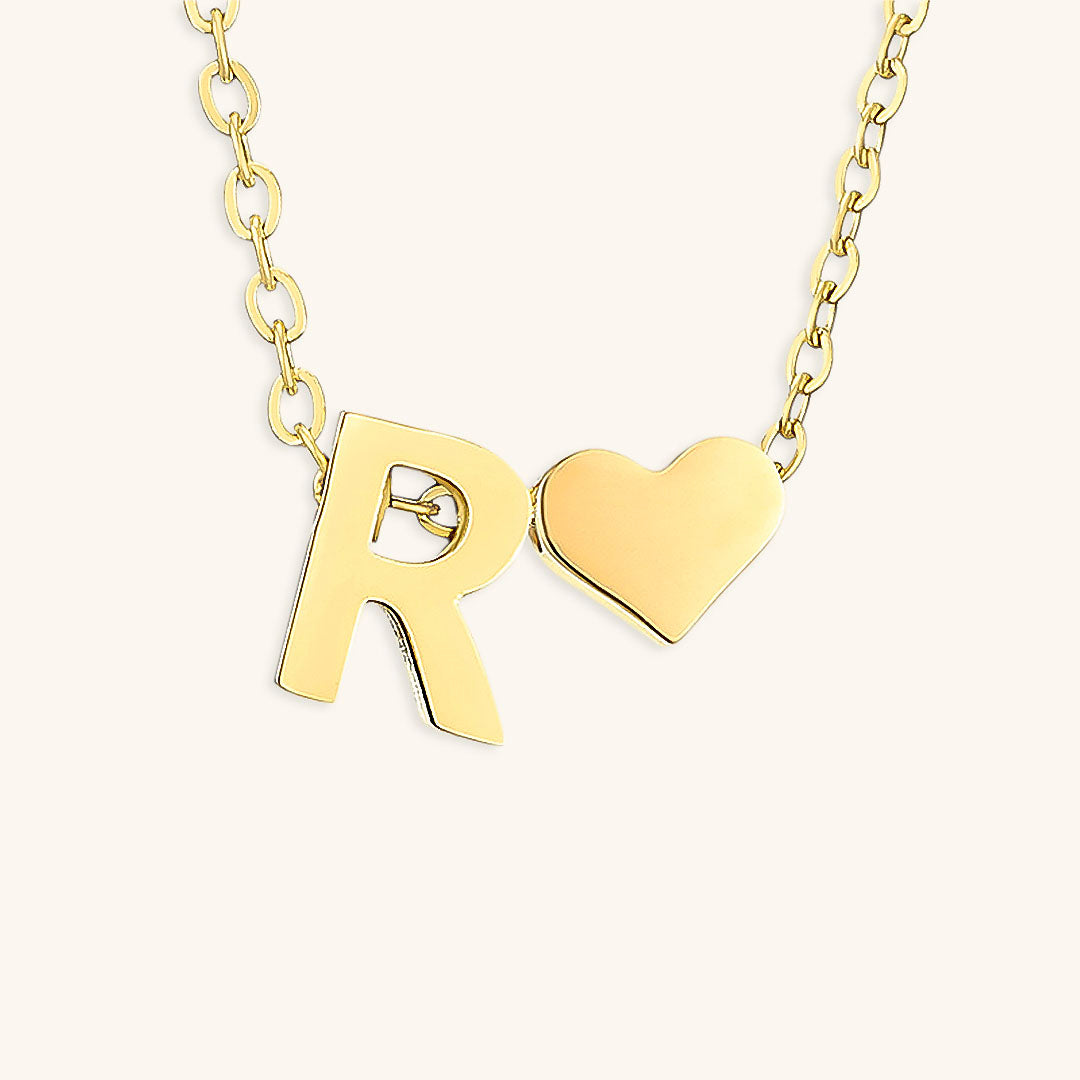 Personalized Initial Gold Necklace