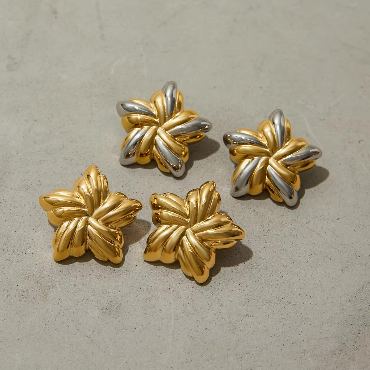 Golden Celestial Studs