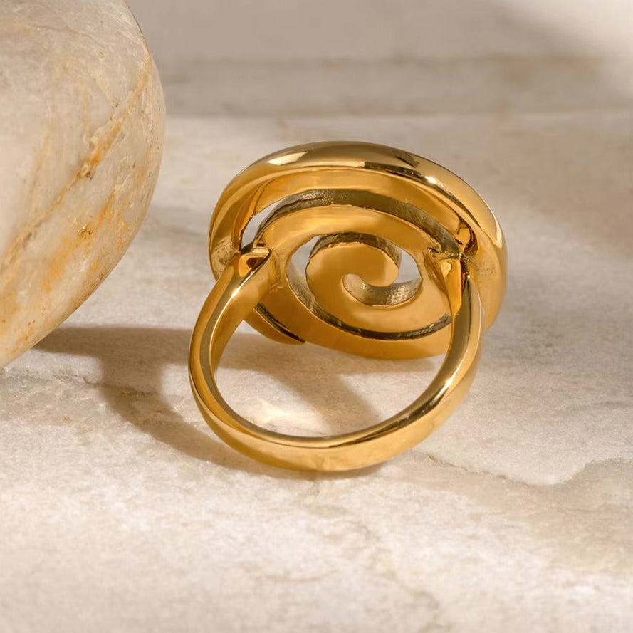 Christy Spiral Gold Ring