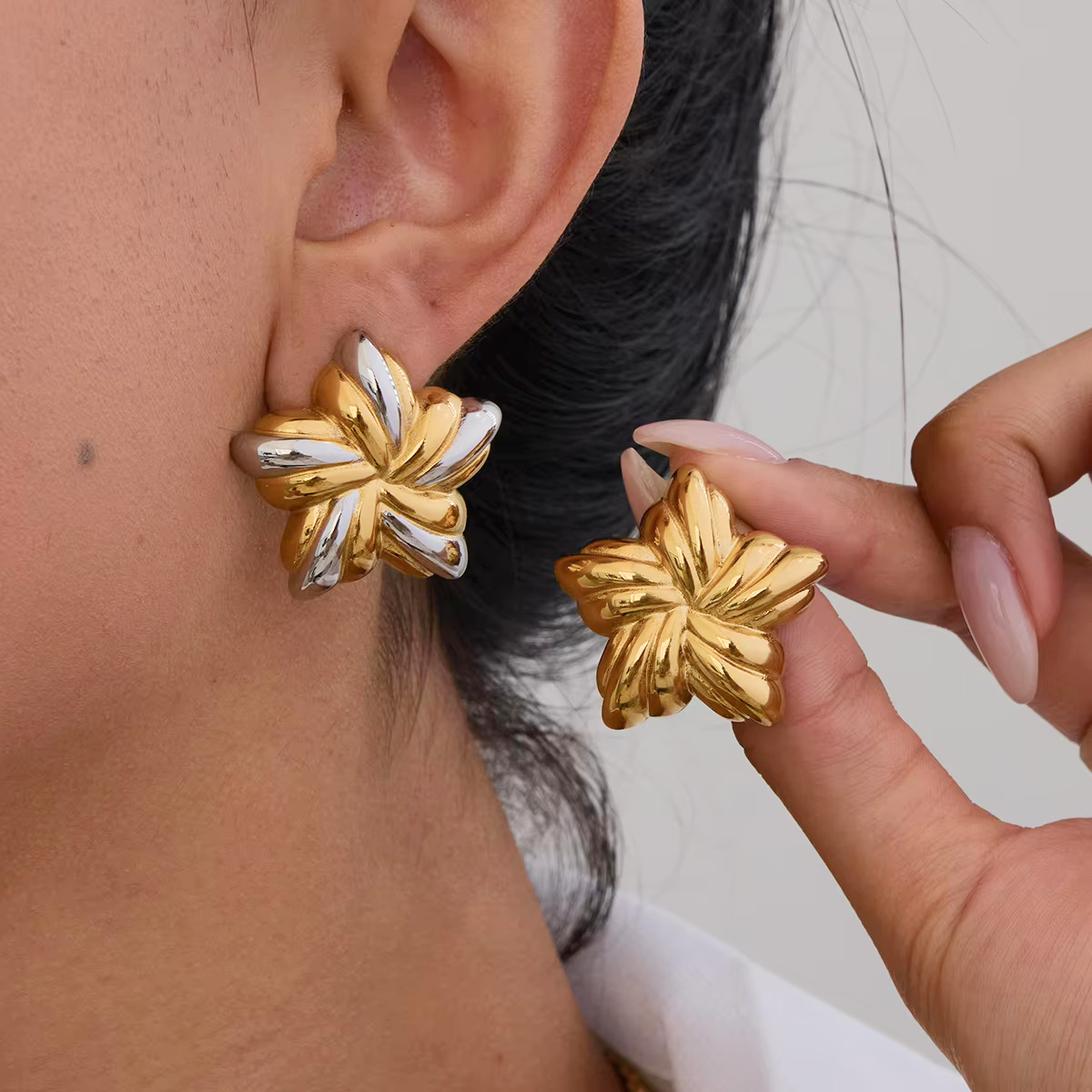 Golden Celestial Studs