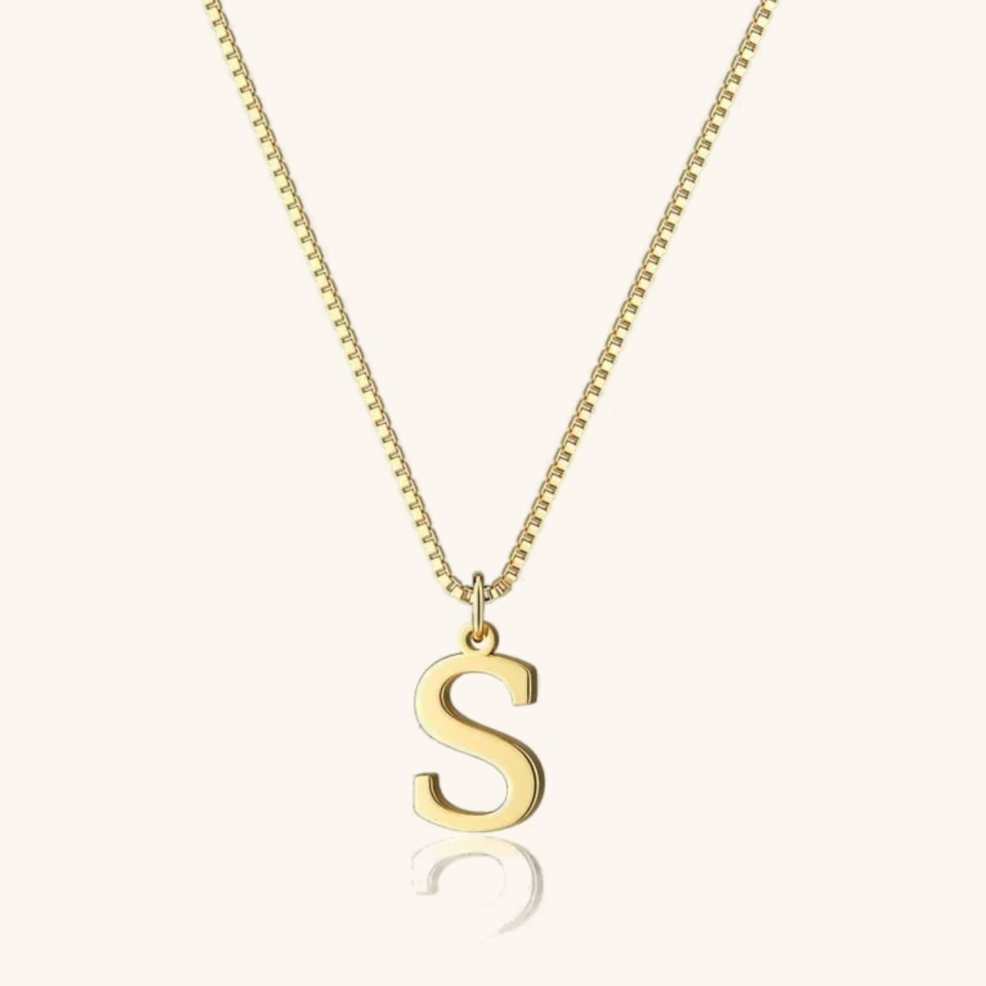 Personalized Initial Gold Necklace