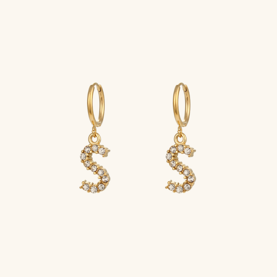 Bespoke Initial Charm Earrings