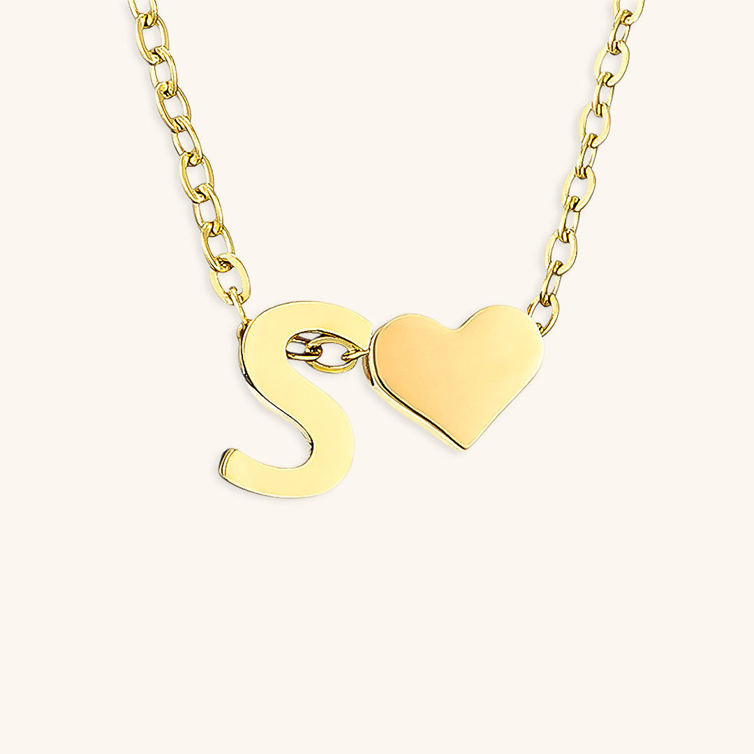 Personalized Initial Gold Necklace