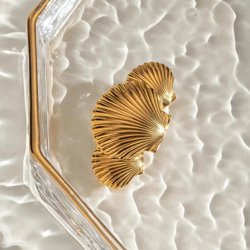 Golden Nautilus Hair Clip
