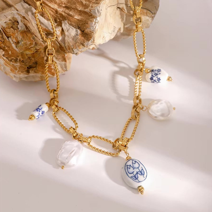 Oceanic Pearl Radiance Necklace