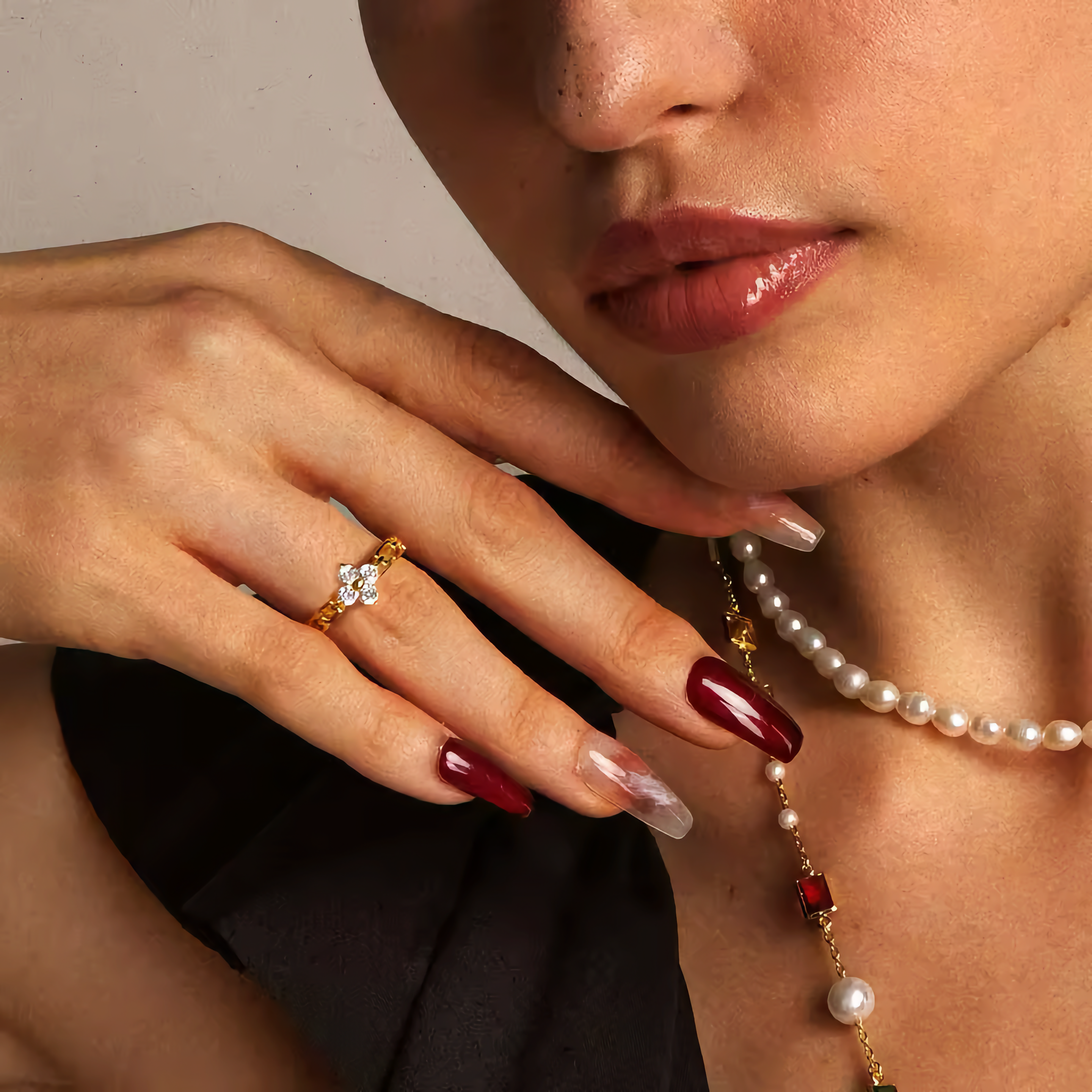 Clestine Diamond Bloom Ring