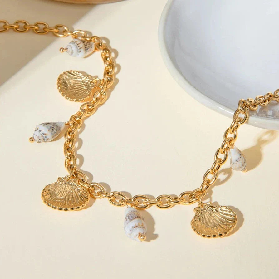 Oceanic Embrace Seashell Necklace