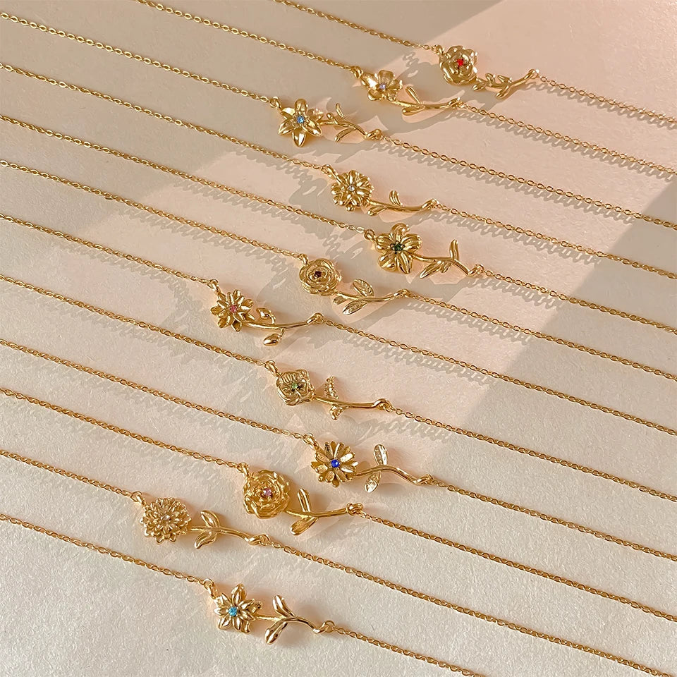Maribelle Birth Flower Enchanted Necklace