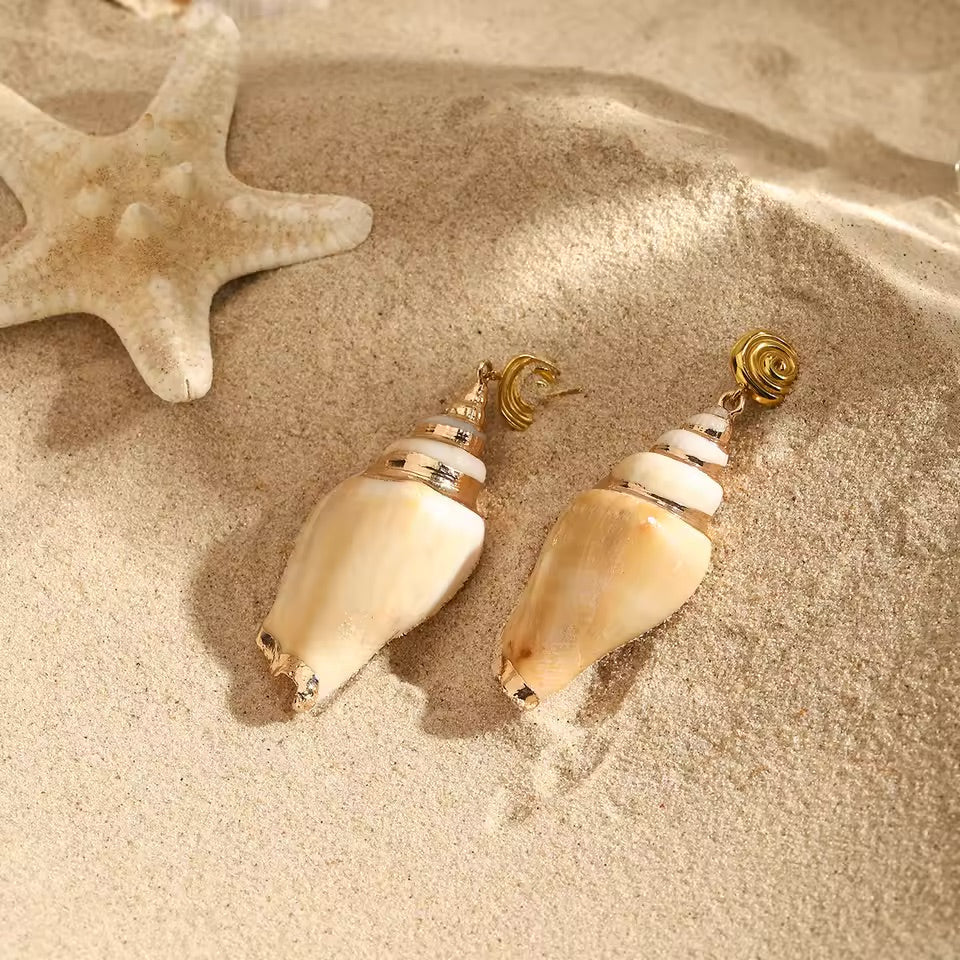 Oceanic Dream Shell Earrings