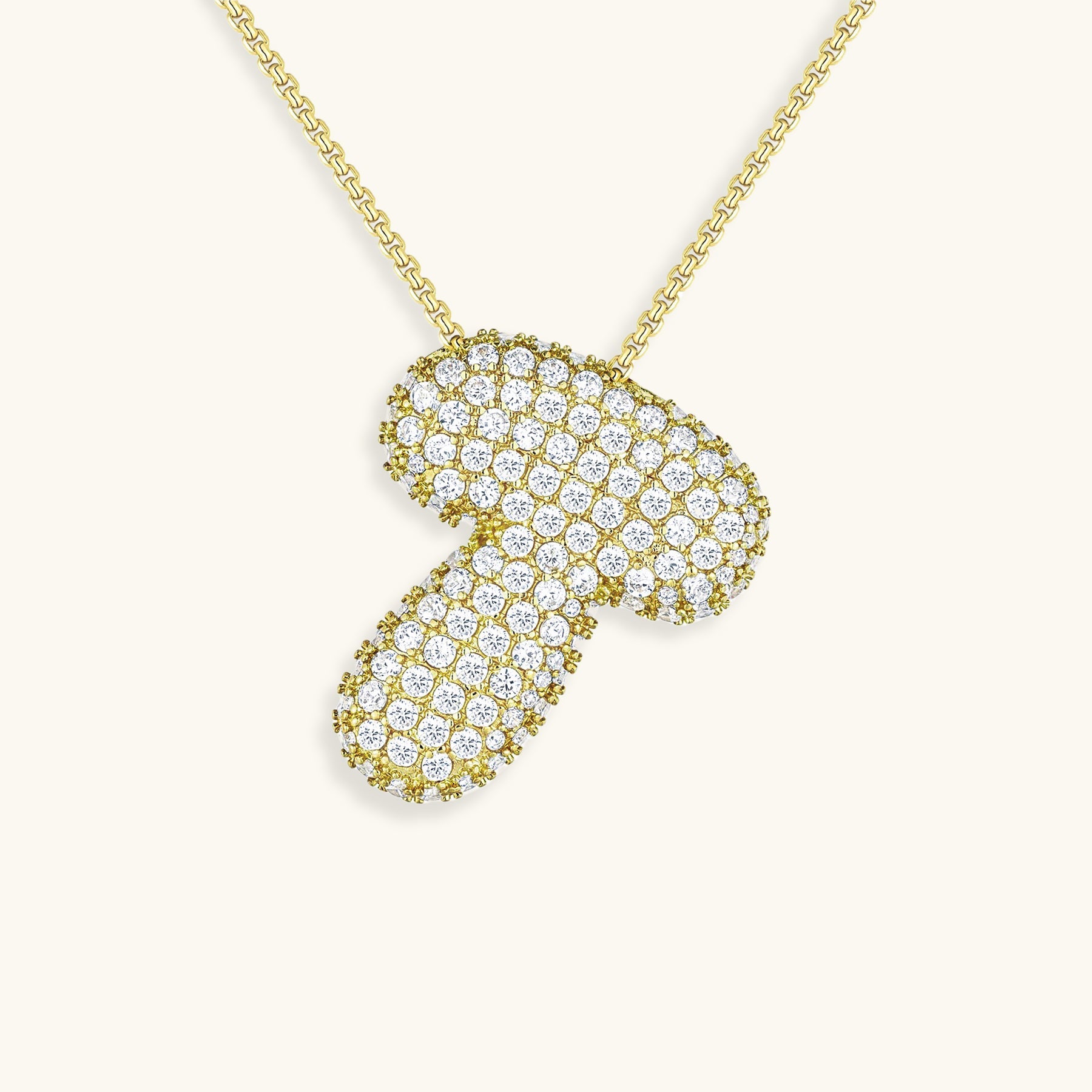 Bespoke Diamond Initial Pendant Necklace