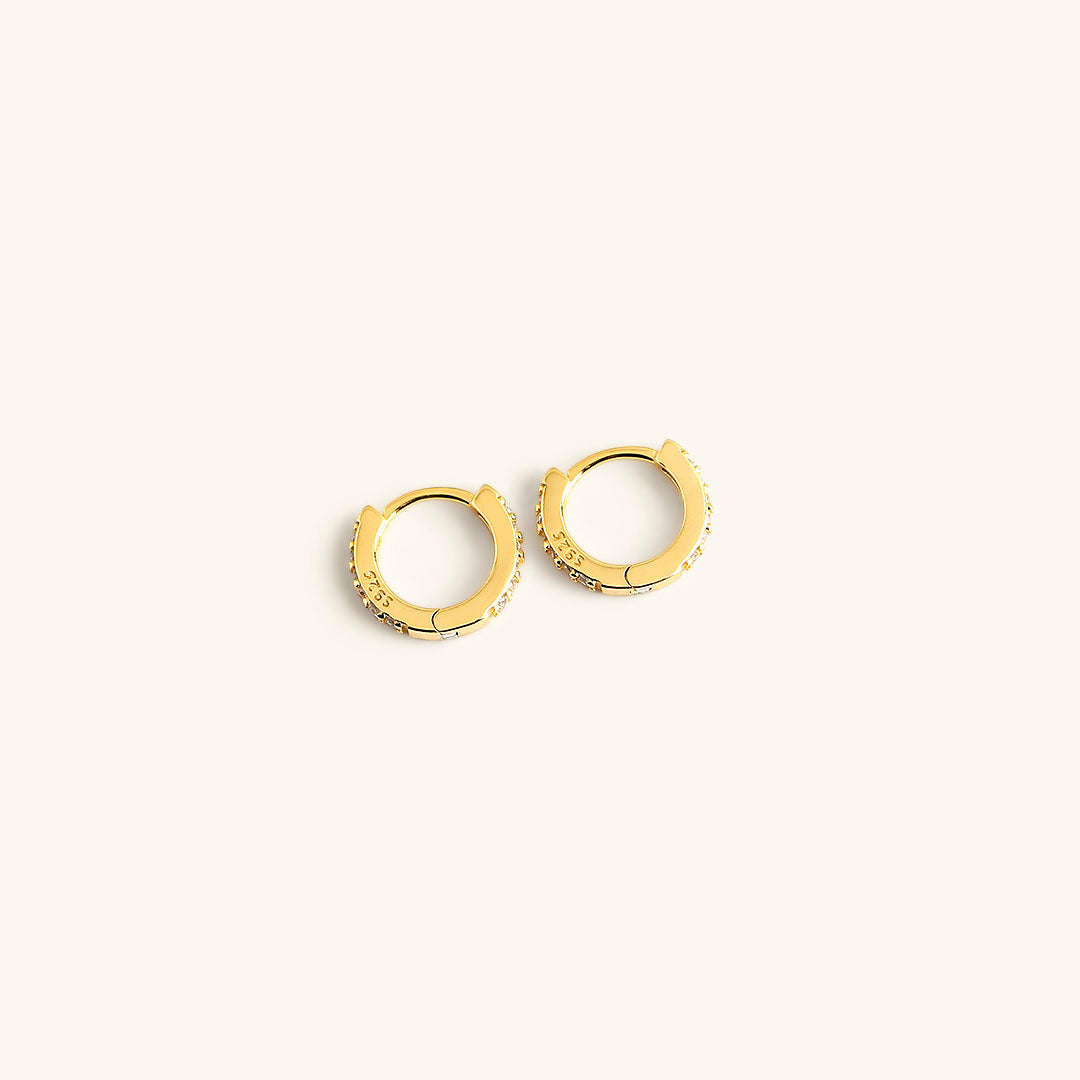 Celestial Huggie Earrings - Gold