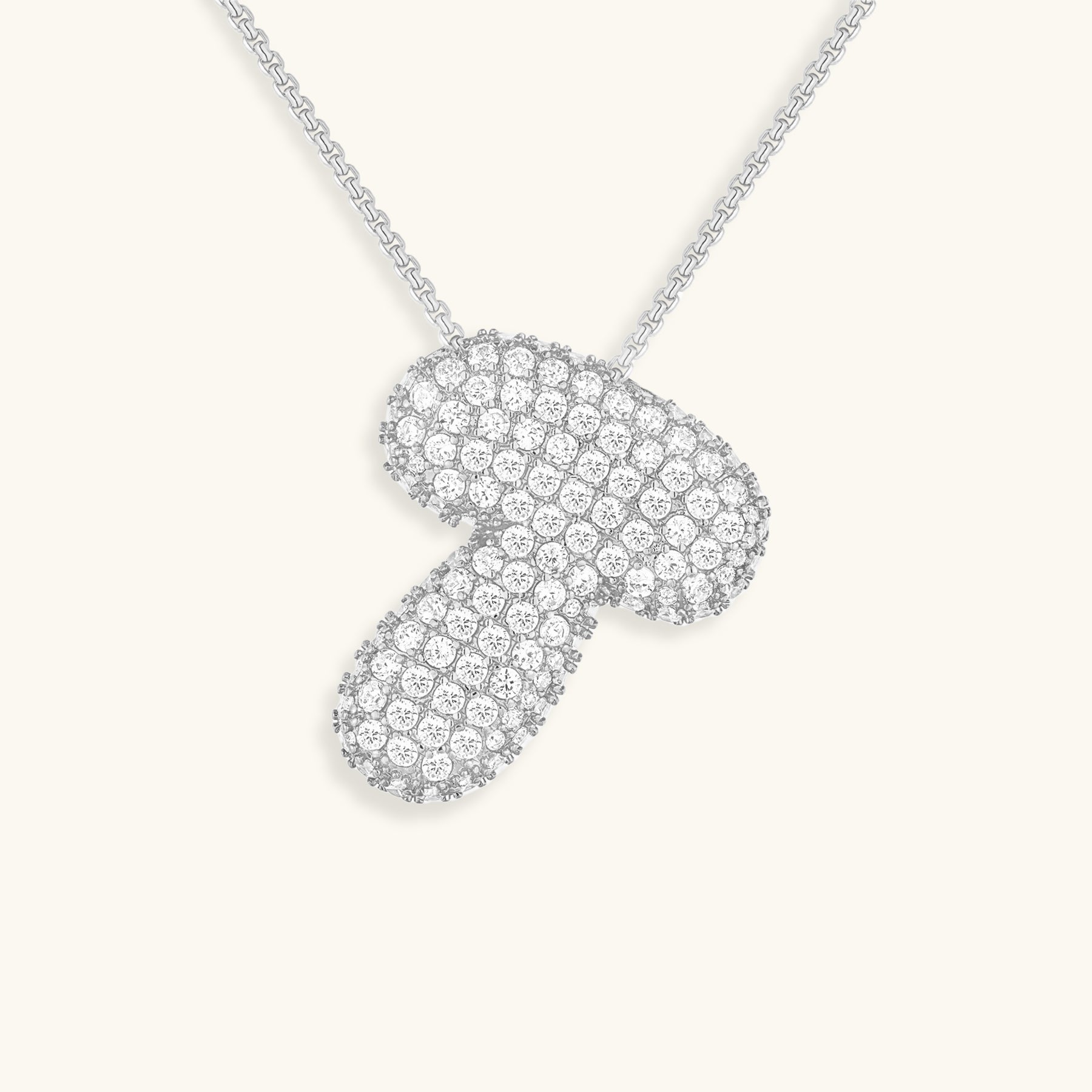 Bespoke Diamond Initial Pendant Necklace