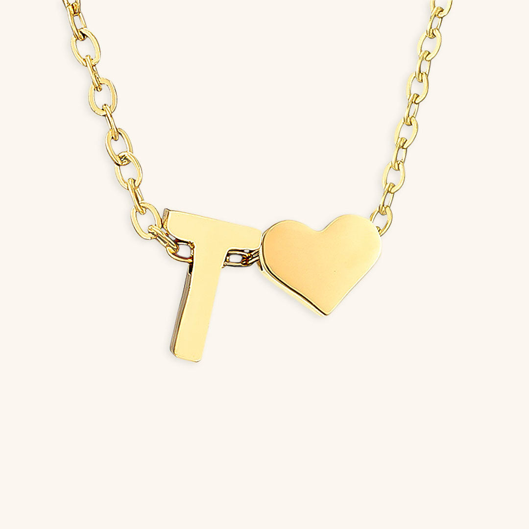 Personalized Initial Gold Necklace