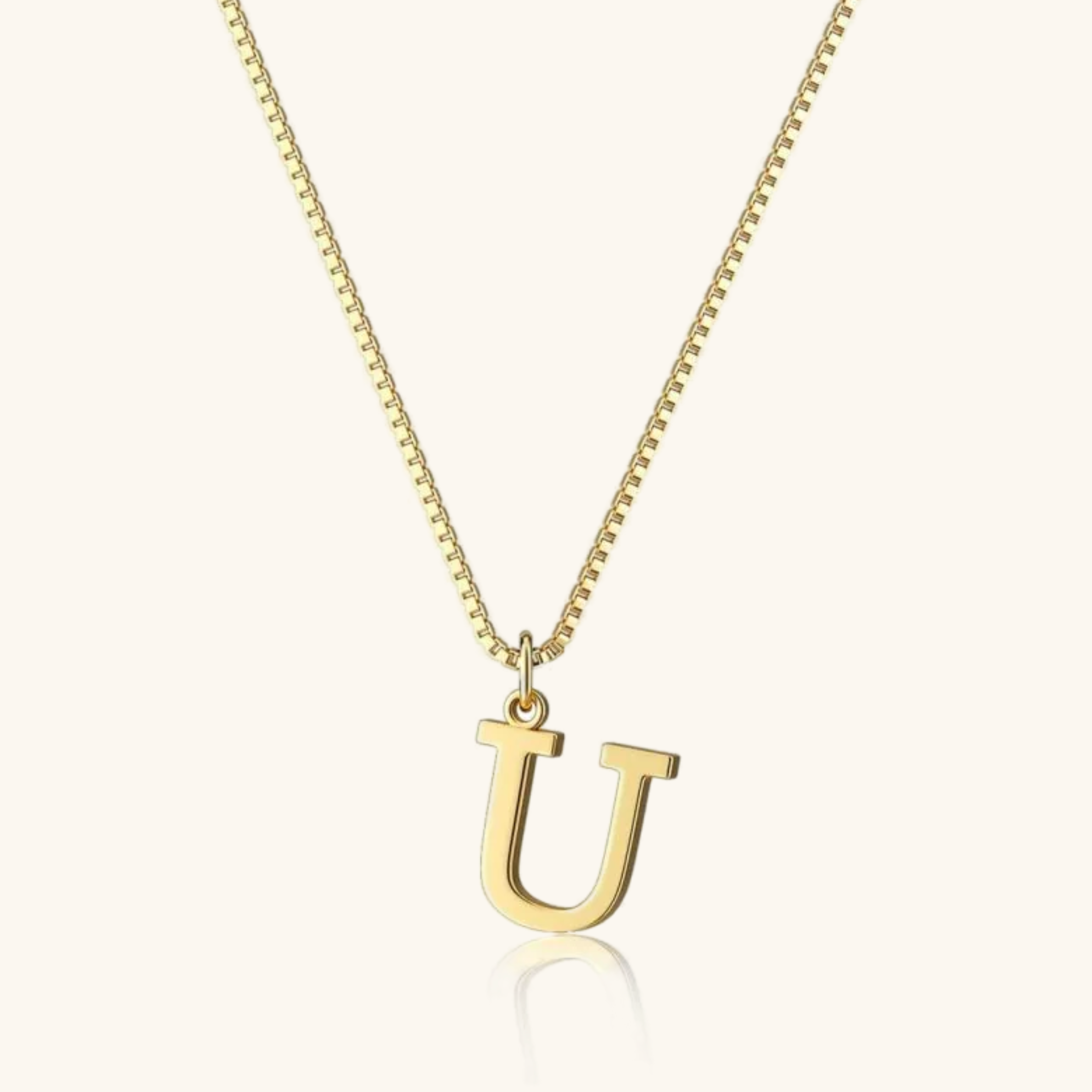 Personalized Initial Gold Necklace