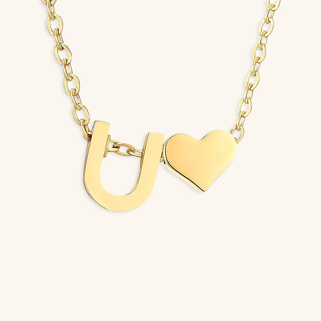 Personalized Initial Gold Necklace