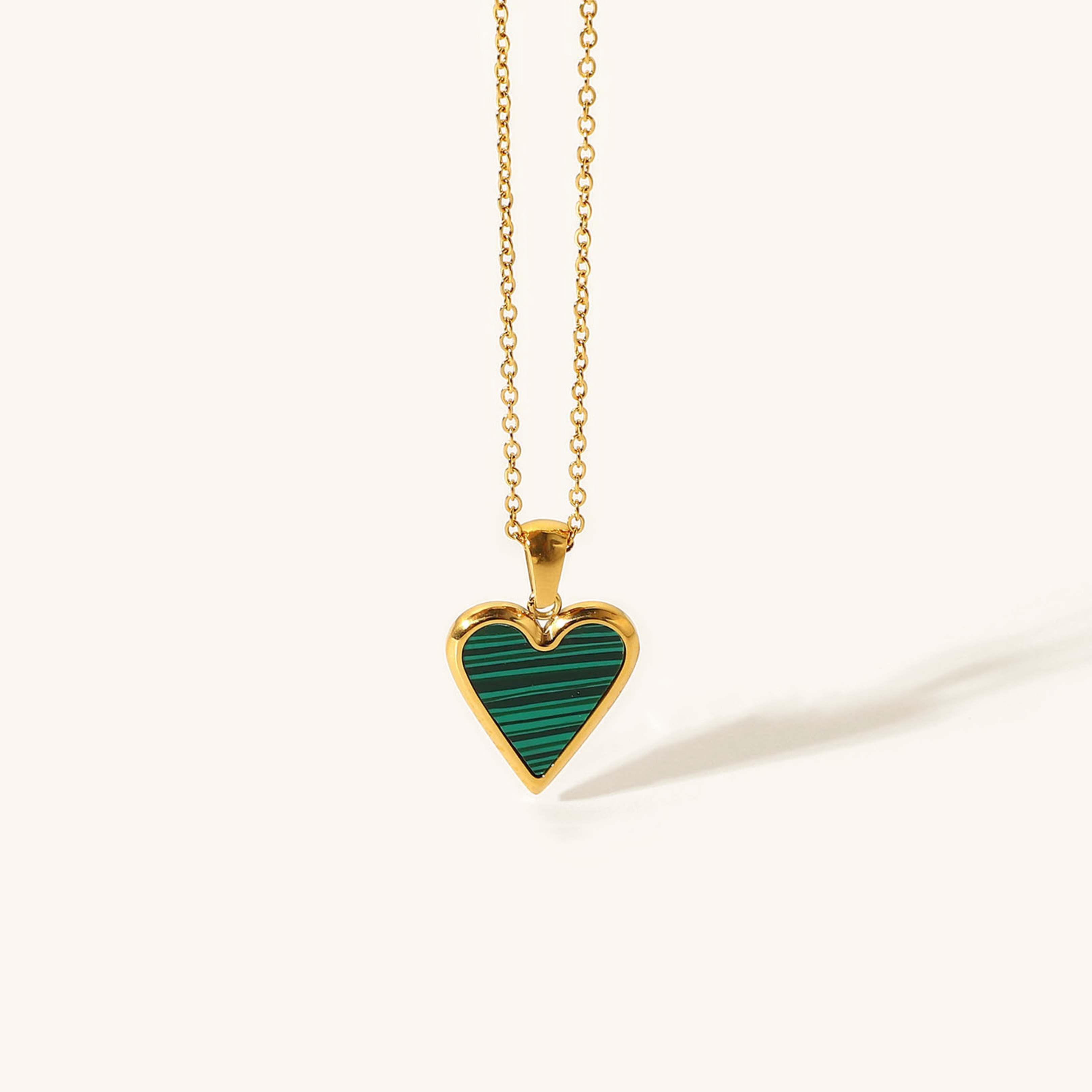 Radiant Heart Gold Necklace