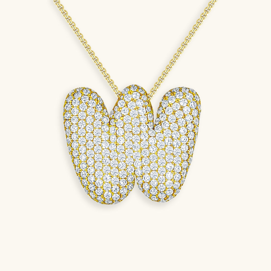 Bespoke Diamond Initial Pendant Necklace