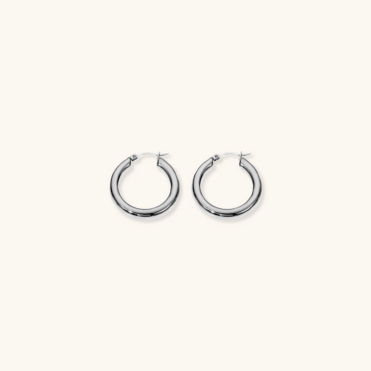 Elegant Gold Plated Hoop Earrings