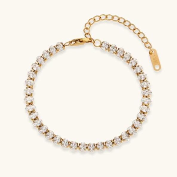 Radiant Wisteria Tennis Bracelet