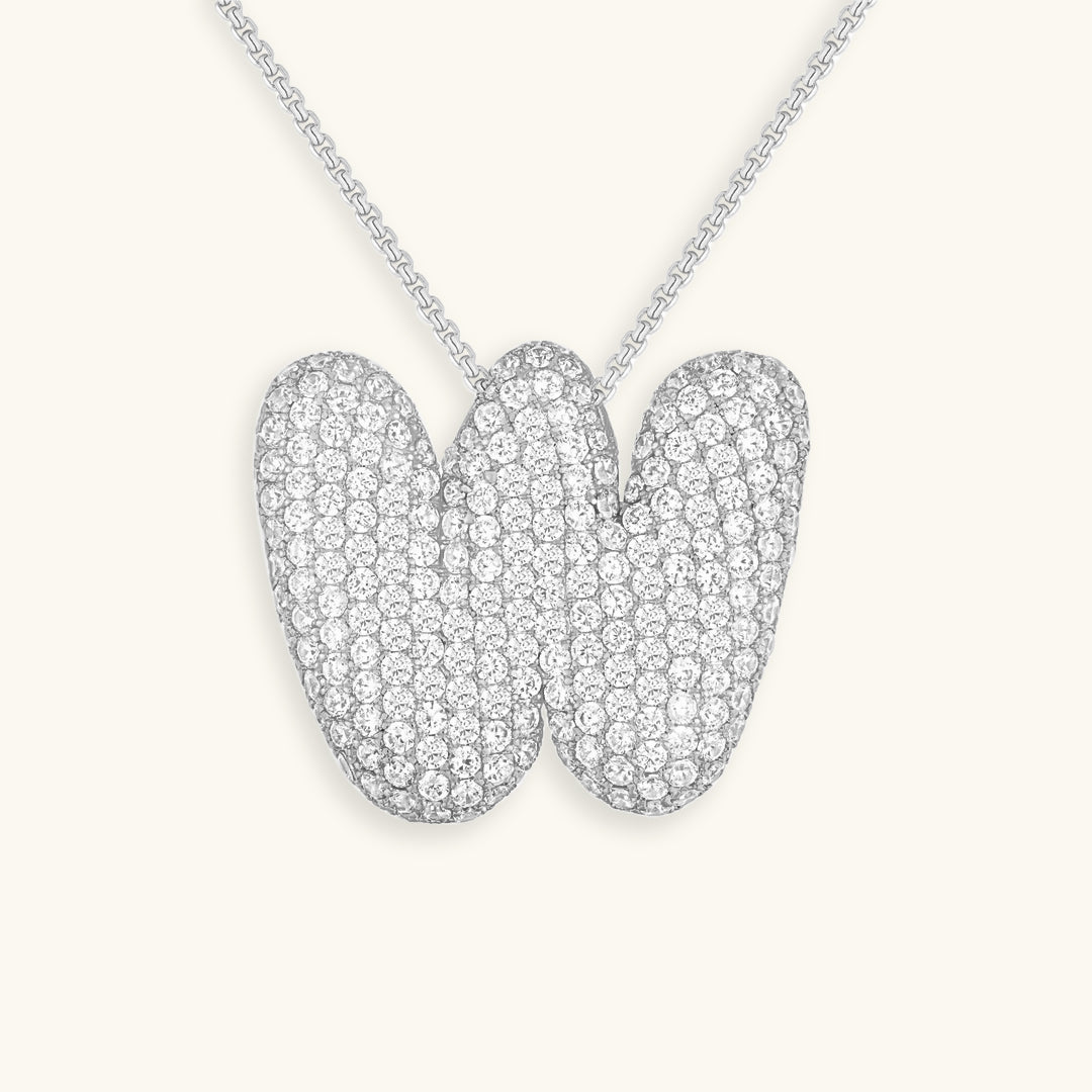 Bespoke Diamond Initial Pendant Necklace