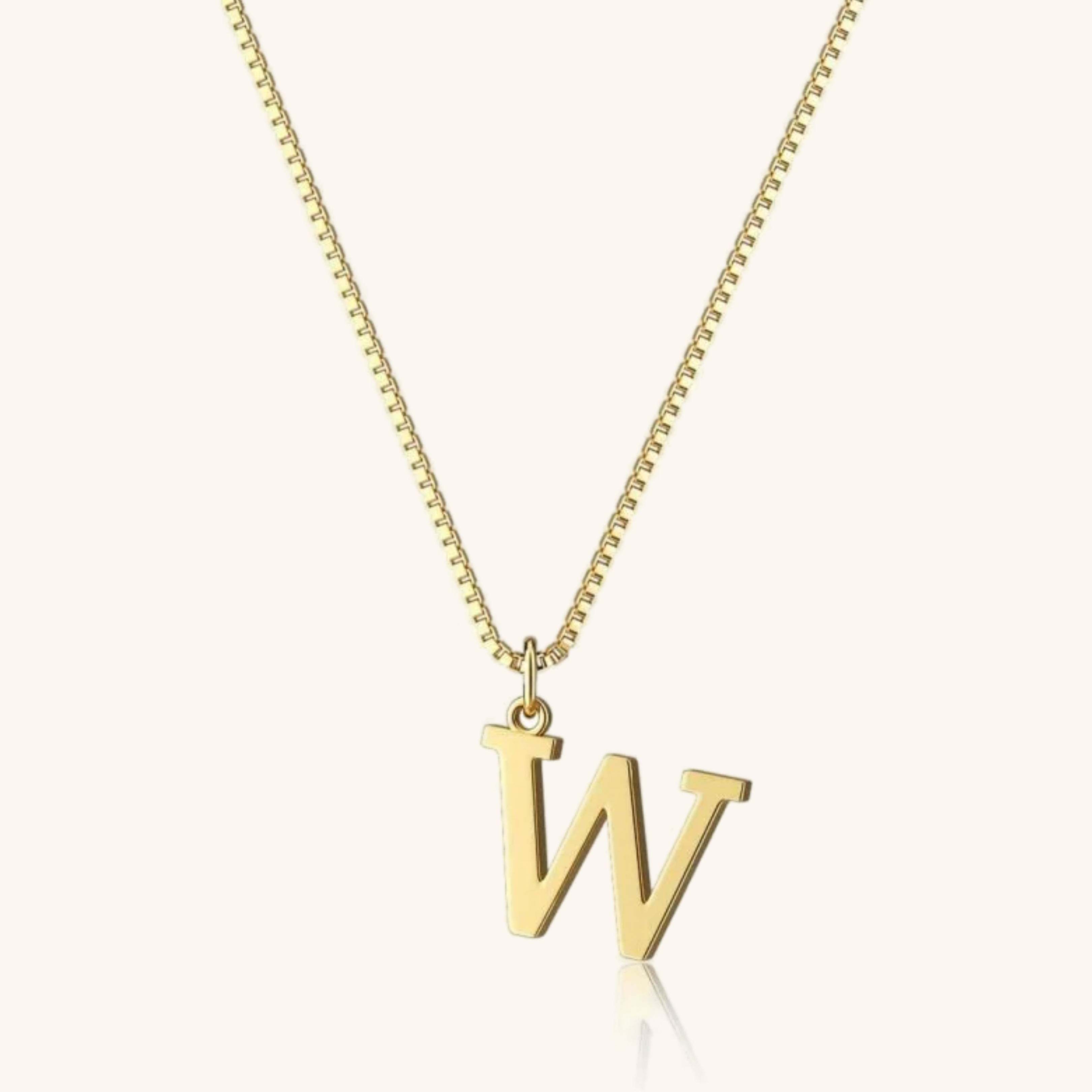 Personalized Initial Gold Necklace