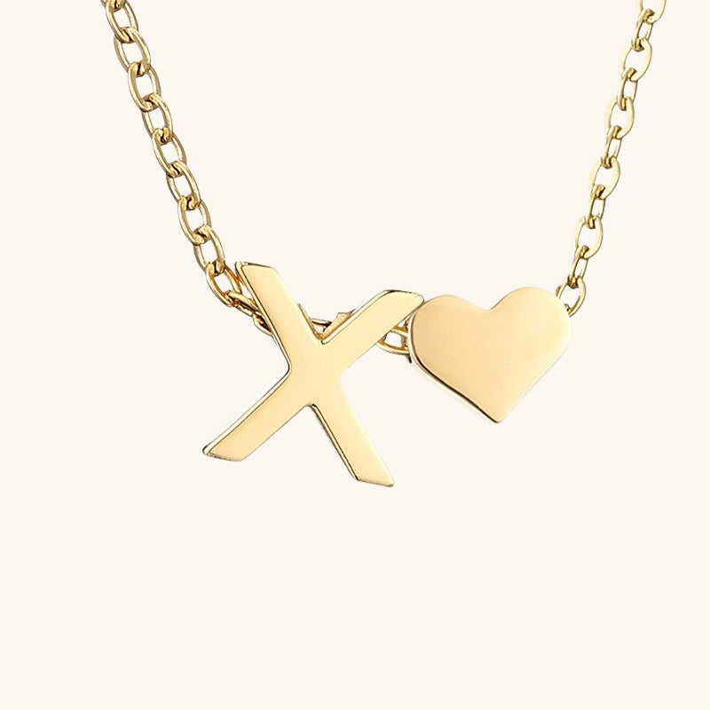 Personalized Initial Gold Necklace