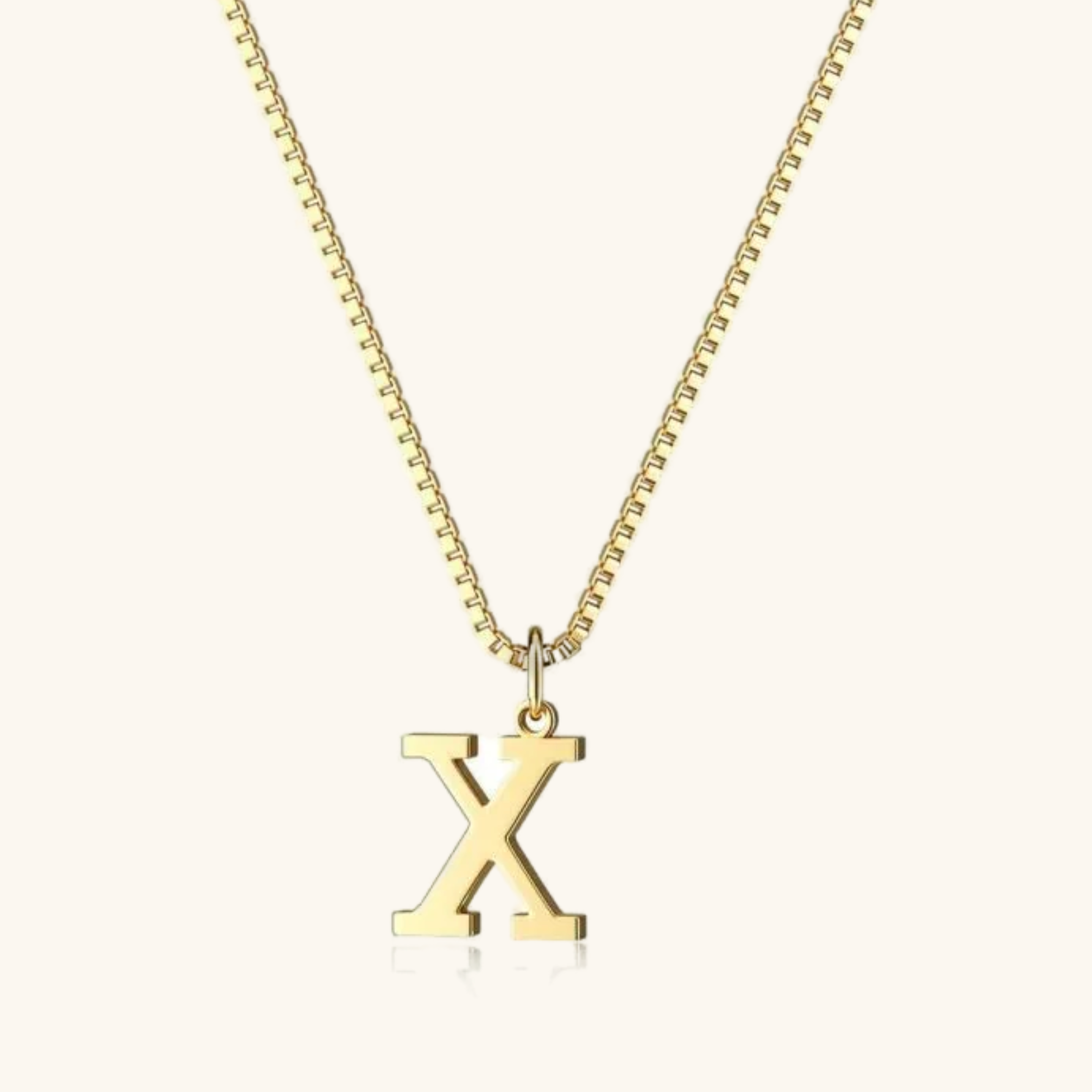 Personalized Initial Gold Necklace