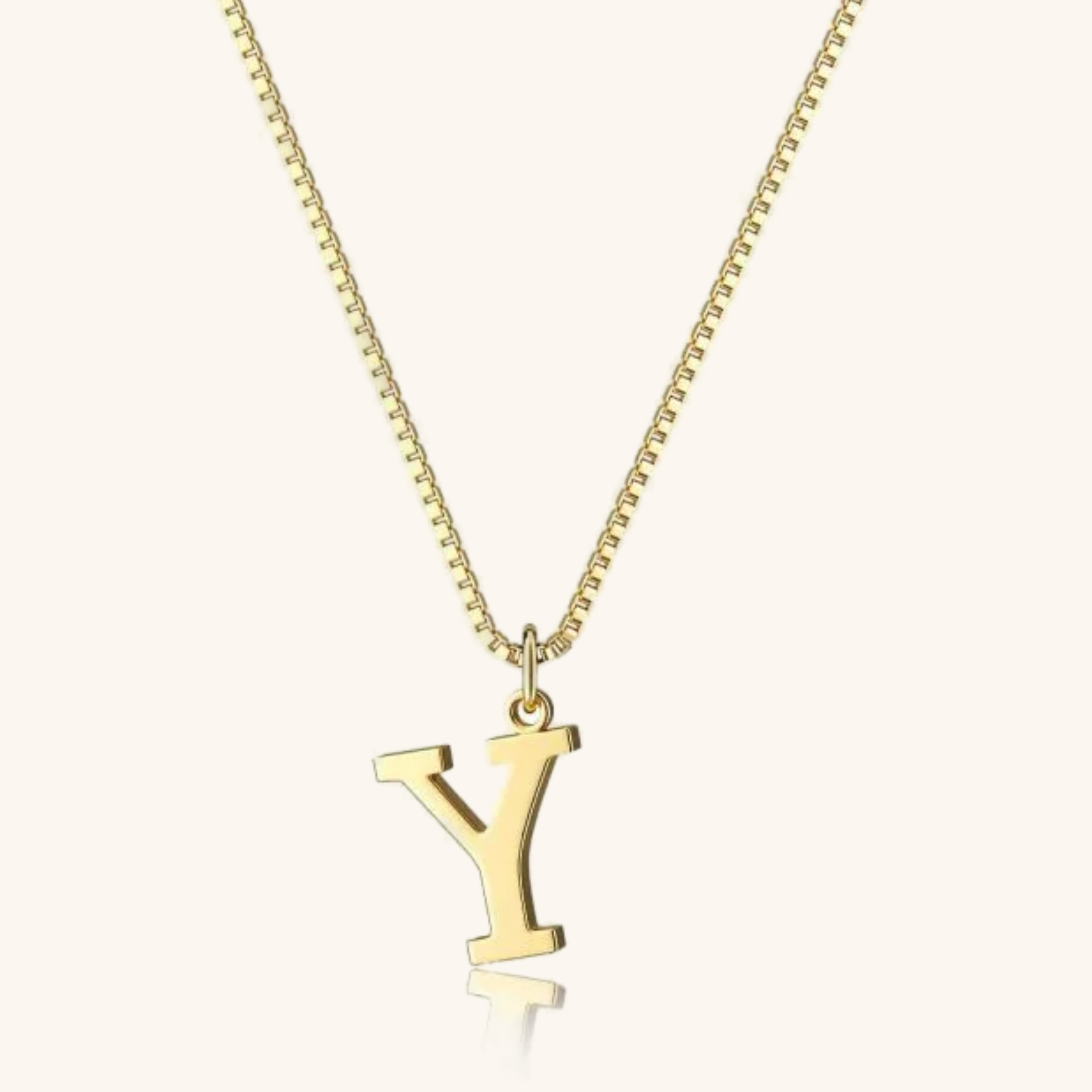 Personalized Initial Gold Necklace
