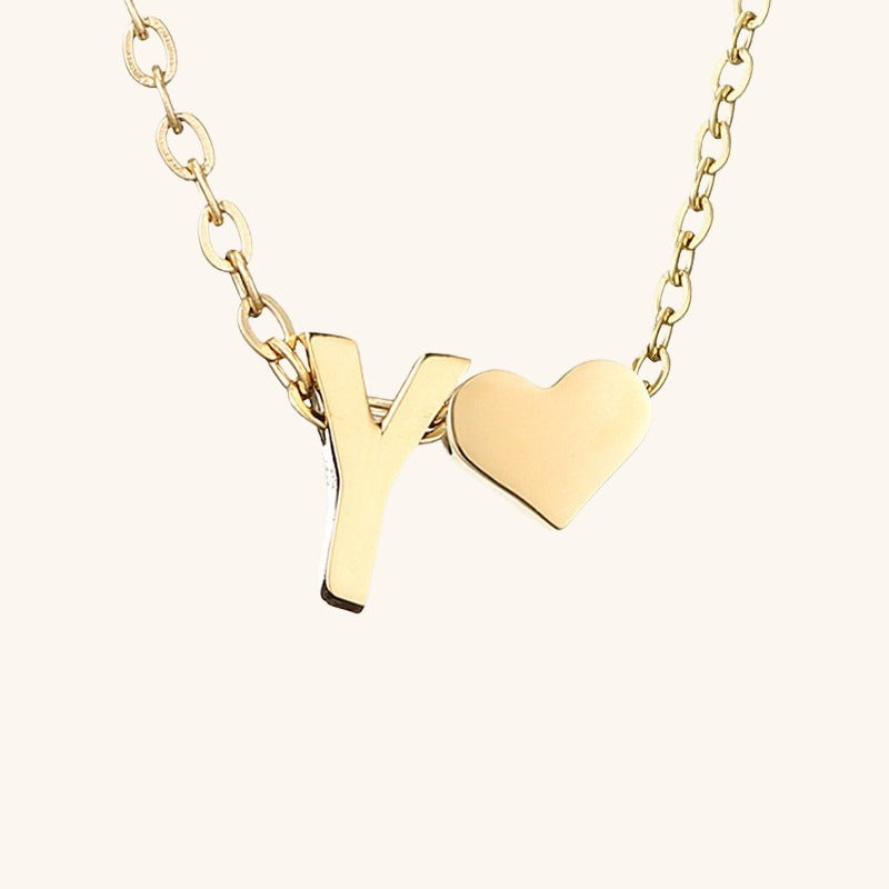 Personalized Initial Gold Necklace