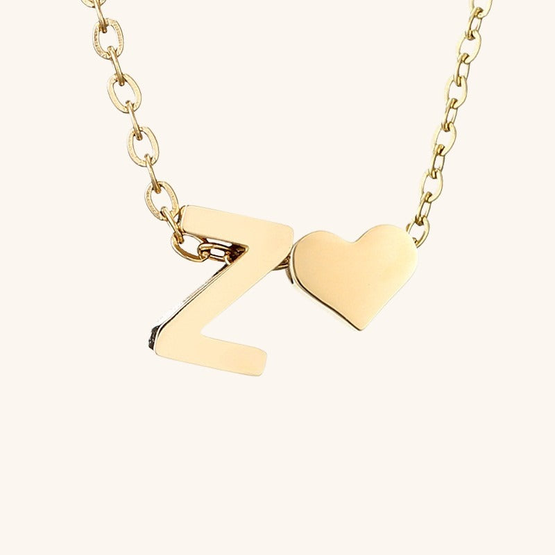 Personalized Initial Gold Necklace