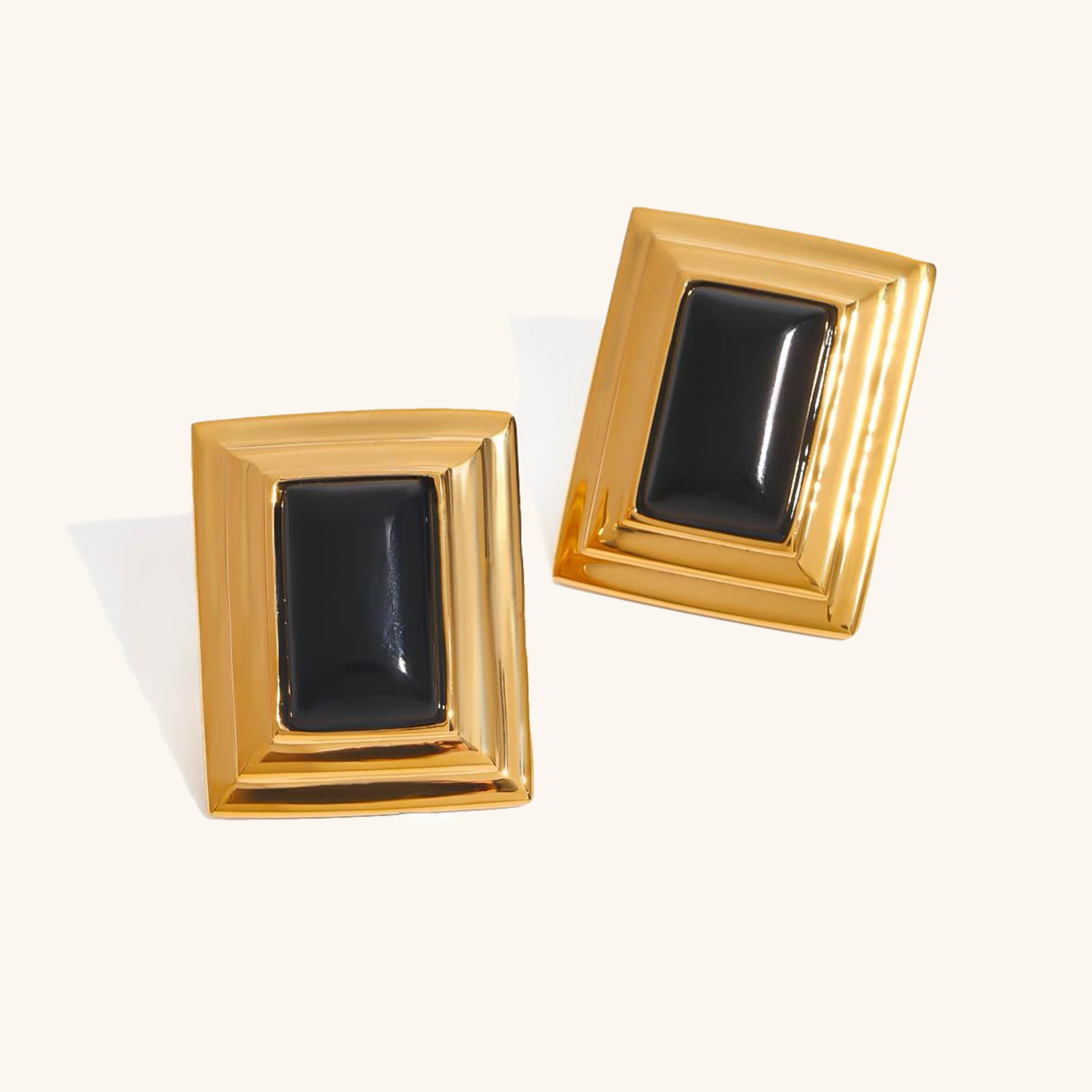 Sybil Enamel Statement Earrings