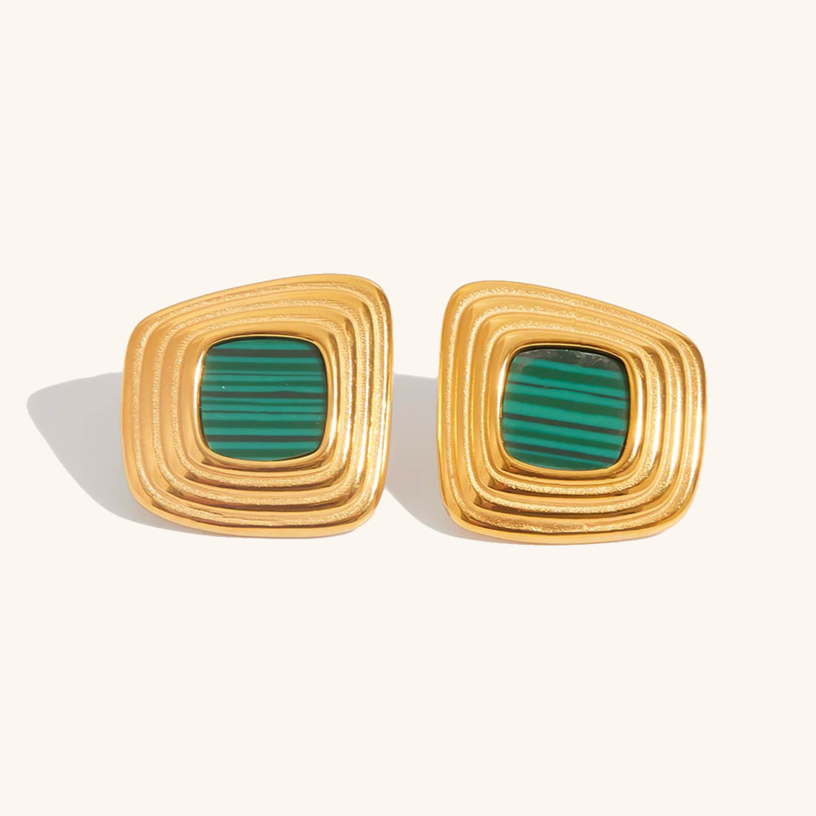 Luxe Geometric Gold Earrings